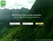 Tablet Screenshot of cloudtop.com